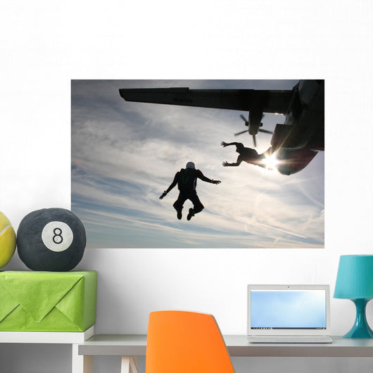 Skydiver Wall Decal