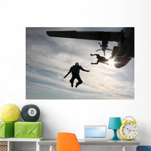 Skydiver Wall Decal