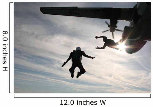 Skydiver Wall Decal