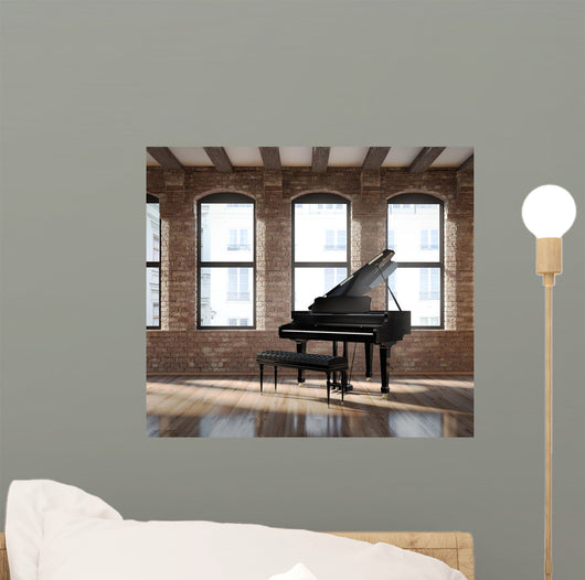 Vintage Romantic Loft Interior Wall Decal