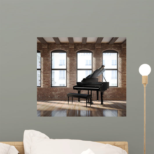 Vintage Romantic Loft Interior Wall Decal