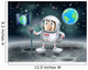 Cartoon Astronaut Moon Wall Decal