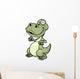 Vector Illustration Cartoon Dinosaur Wall Decal Design 5