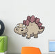Vector Illustration Cartoon Dinosaur Wall Decal Design 4