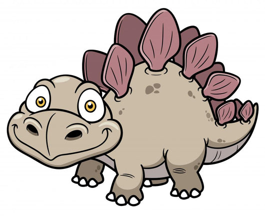 Vector Illustration Cartoon Dinosaur Wall Decal Design 4