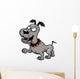 Vector Illustration Cartoon Dog Wall Decal