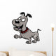 Vector Illustration Cartoon Dog Wall Decal
