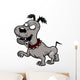 Vector Illustration Cartoon Dog Wall Decal