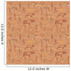 Seamless Pattern Style Rock Wall Decal