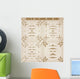 Vector Set Gold Decorative Wall Decal