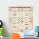 Vector Set Gold Decorative Wall Decal