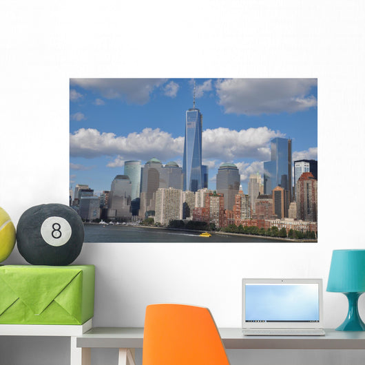 Lower Manhattan Skyline Wall Decal