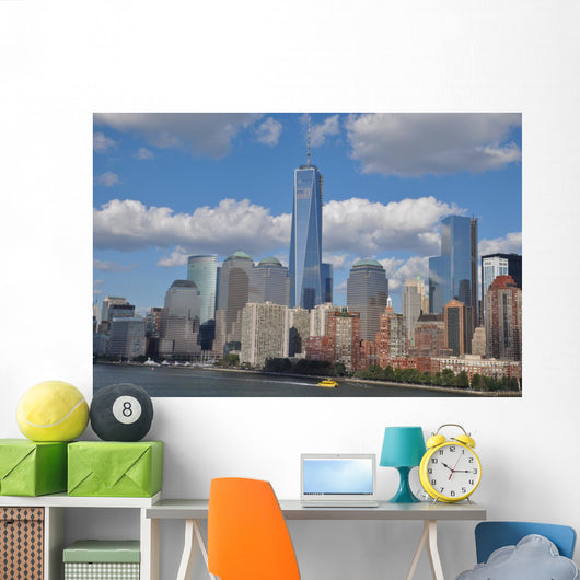 Lower Manhattan Skyline Wall Decal