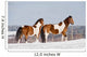 Pinto Horses Winter Wall Decal