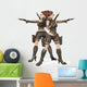 Far West Girl Doble Wall Decal