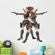 Far West Girl Doble Wall Decal