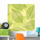 Skeleton Leaves Seamless Wall Decal