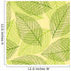 Skeleton Leaves Seamless Wall Decal