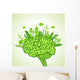 Ecology Concept with Brain Wall Decal