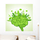 Ecology Concept with Brain Wall Decal