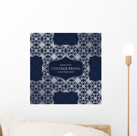 Vintage Card or Invitation Wall Decal