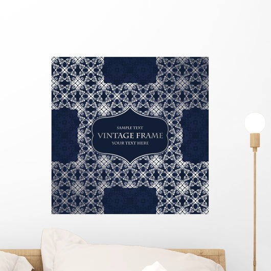 Vintage Card or Invitation Wall Decal