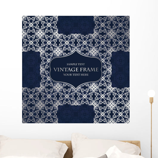 Vintage Card or Invitation Wall Decal