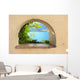 Wolfgangsee Lake from Window Wall Decal