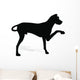 Stock Vector Dog Silhouette Wall Decal Design 2