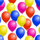 Colorful Balloons Seamless Party Wall Decal