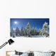 Winter Trees Beskid Mountains Wall Decal