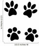 Black Paw Prints Wall Stickers Wall Decal