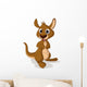 Cute Baby Kangaroo Cartoon Wall Decal