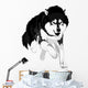 Pure Breed Malamute Wall Decal