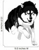 Pure Breed Malamute Wall Decal