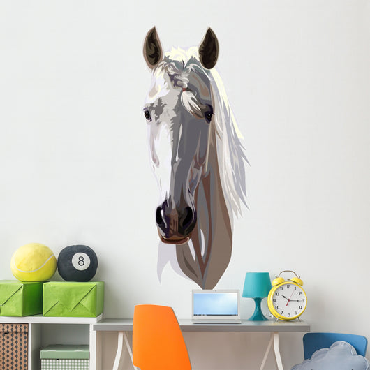 Horse with Pigtail Wall Decal