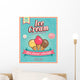 Vintage Ice Cream Poster Wall Decal