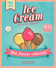 Vintage Ice Cream Poster Wall Decal