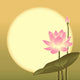 Oriental mid Autumn Festival Wall Decal