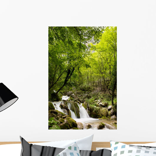 Bosco Con Piccola Cascata Wall Decal