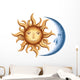 Moon and Sun Wall Decal