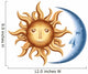 Moon and Sun Wall Decal