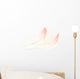 Flamingo Feather Wall Decal