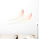 Flamingo Feather Wall Decal