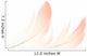 Flamingo Feather Wall Decal