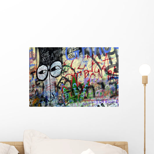Famous Graffiti John Lennon Wall Decal