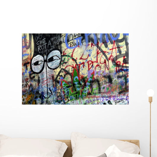 Famous Graffiti John Lennon Wall Decal