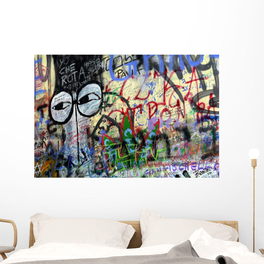Famous Graffiti John Lennon Wall Decal