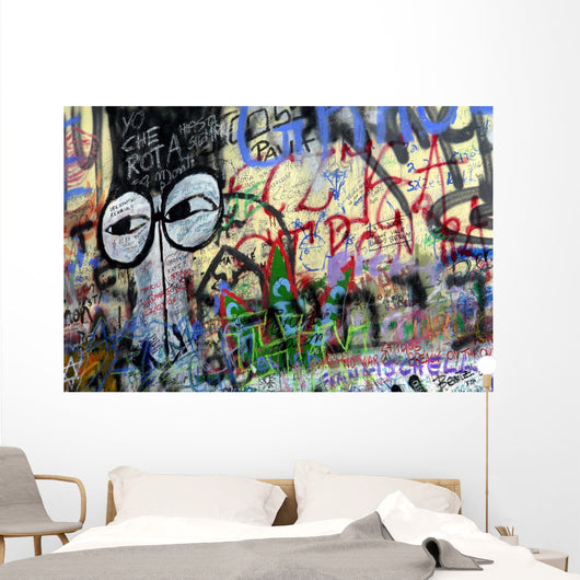 Famous Graffiti John Lennon Wall Decal