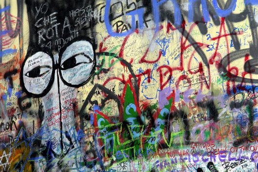 Famous Graffiti John Lennon Wall Decal